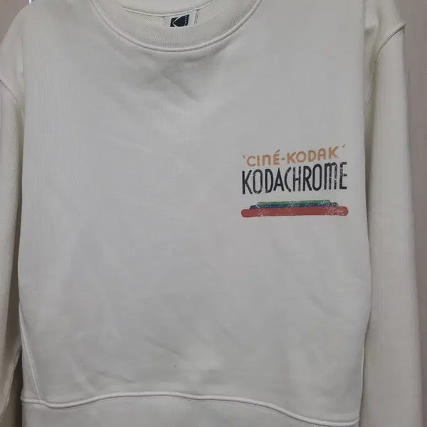 [BUNJANG] Kodak KineKodak Chrome Sweatshirt Ivory / 코닥 키네코닥 크롬 맨투맨 아이보리:상태는좋아요