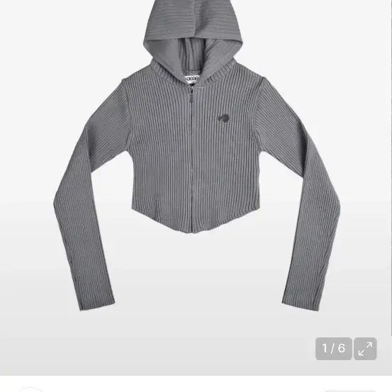 [BUNJANG] aeae Symbol Logo Knit Hood Zip-Up / [새제품] aeae 에이에이 심볼 로고 니트 후드 집업