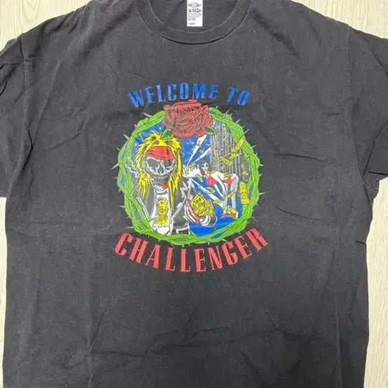 [BUNJANG] Challenger Black T-Shirt / CHALLENGER 반팔 티셔츠 블랙 챌린저 챌린져
