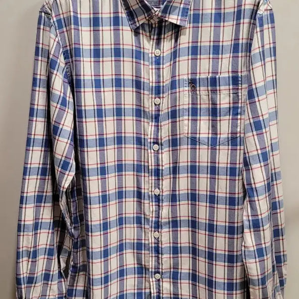 [BUNJANG] Hazzys Men's Plaid Shirt / 헤지스 남성 체크 남방