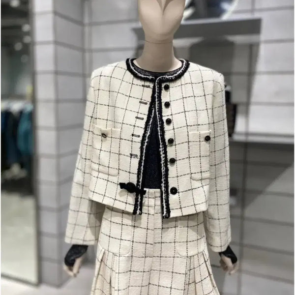 [BUNJANG] Lucky Chouette Tweed Set / 럭키슈에뜨 트위드세트