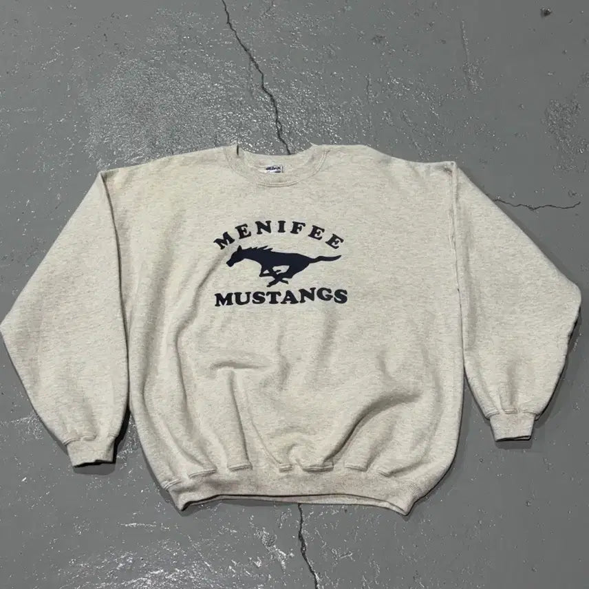 [BUNJANG] 00s Gildan Menifee Mustangs Sweatshirt XL / 00s GILDAN(길단) MENIFEE MUSTANGS 스웻셔츠