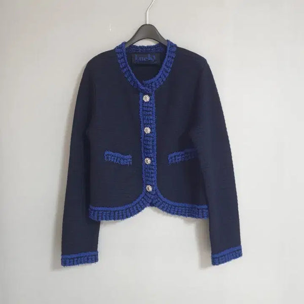[BUNJANG] Lucky Chouette Tweed Cardigan / 럭키슈에뜨 트위드 가디건