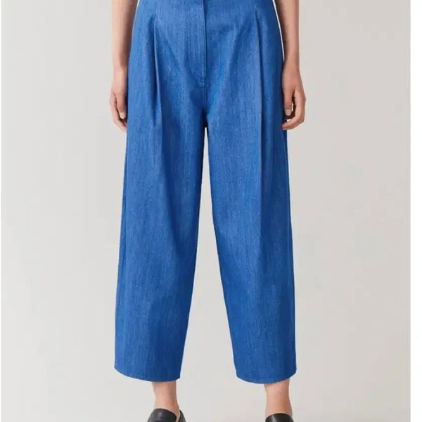 [BUNJANG] COS Pintuck Denim Pants / COS 코스 핀턱 데님팬츠