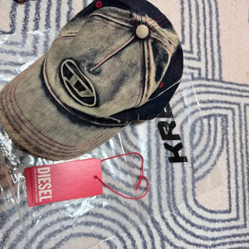 [BUNJANG] Diesel Seymon Denim Baseball Cap / 디젤 세이몬 데님 볼캡