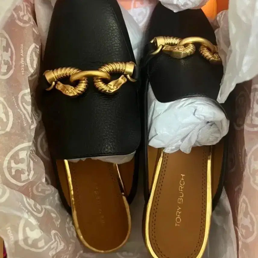 [BUNJANG] Tory Burch Jessa Backless Loafer Black / 토리버치 제사 백리스 로퍼