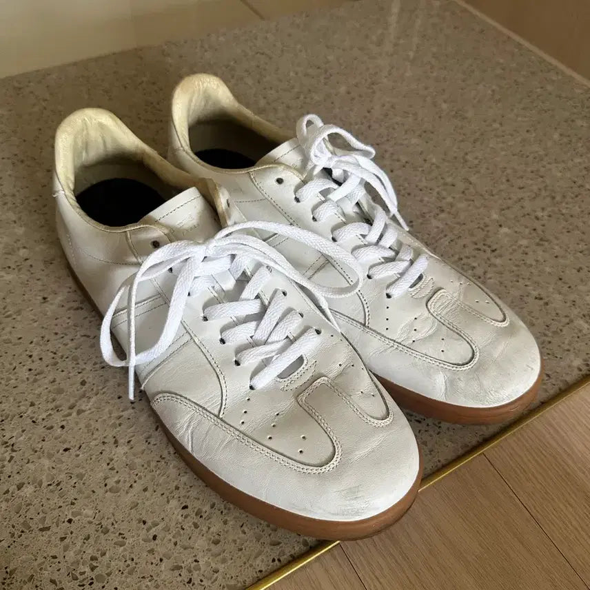 [BUNJANG] Sandro German Army Sneakers White Size 41 (260mm) / 산드로 독일군 스니커즈 화이트 41사이즈 260 리오파