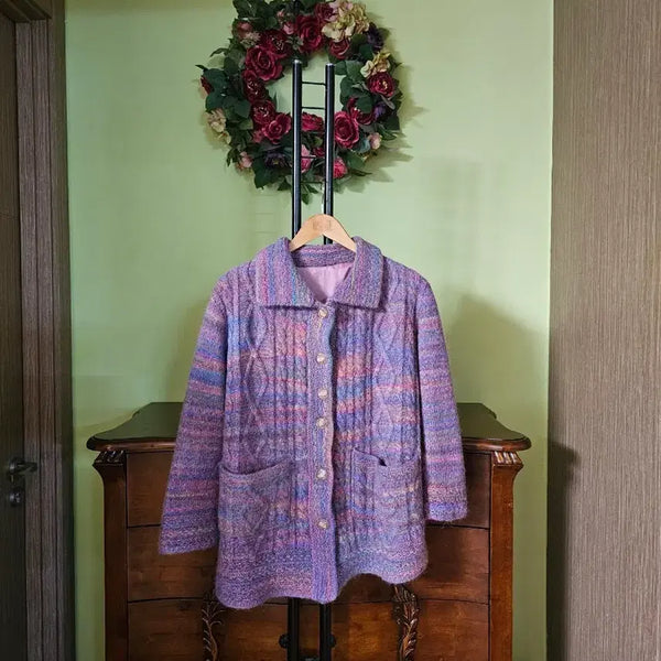 [BUNJANG] Handmade Knitted Sweater / 핸드메이드 손뜨개 스웨터