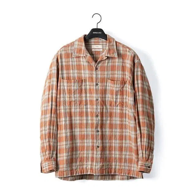 [BUNJANG] Our selves Checkered Shirt Size 2 / 아워셀브스 체크 셔츠