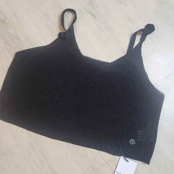[BUNJANG] Derek Lam 10 Crosby Black Knit Bustier / 데렉 램 10 크로스비 블랙 니트 뷔스티에