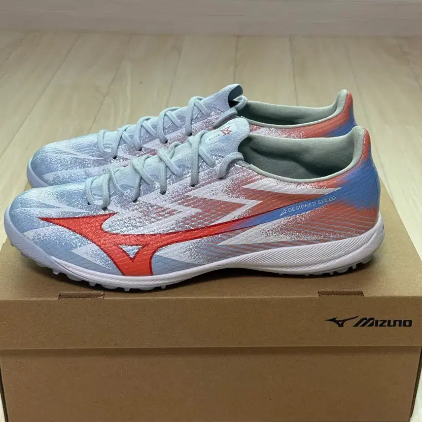 [BUNJANG] Mizuno Alpha 3 Elite AS Blue Finch/Orange / [250] 미즈노 알파3 엘리트 AS 블루핀치/오렌지