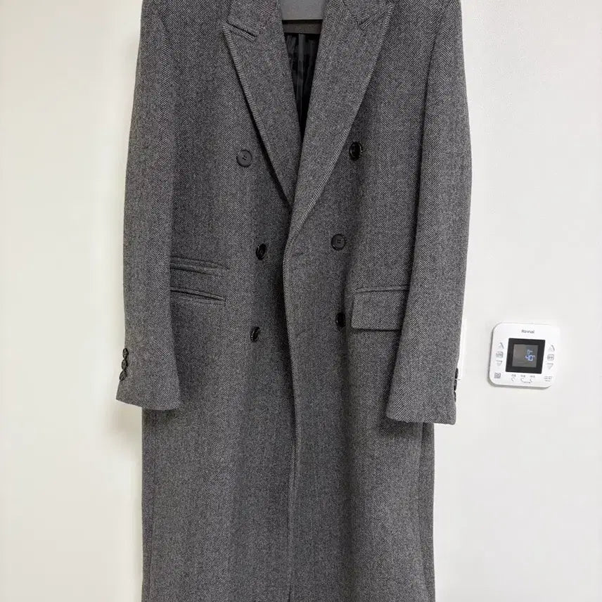 [BUNJANG] Tonywack Herringbone Double Coat Size 48 / 토니웩 헤링본 더블 코트 48