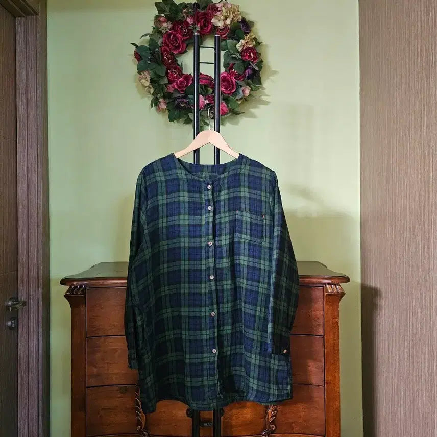 [BUNJANG] Gauze Check Shirt / 거즈면 체크셔츠