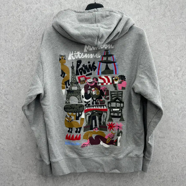 [BUNJANG] Maison Kitsuné Billſ Châlons Paris Men's Hoodie / 95 메종키츠네 빌 렙홀츠 파리 남자 후드티
