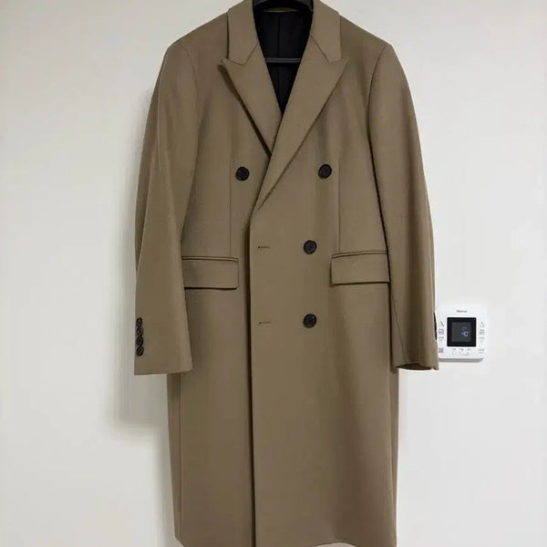 [BUNJANG] MAMAGARI Beige Double Coat 46 / 마마가리 베이지 더블코트 46