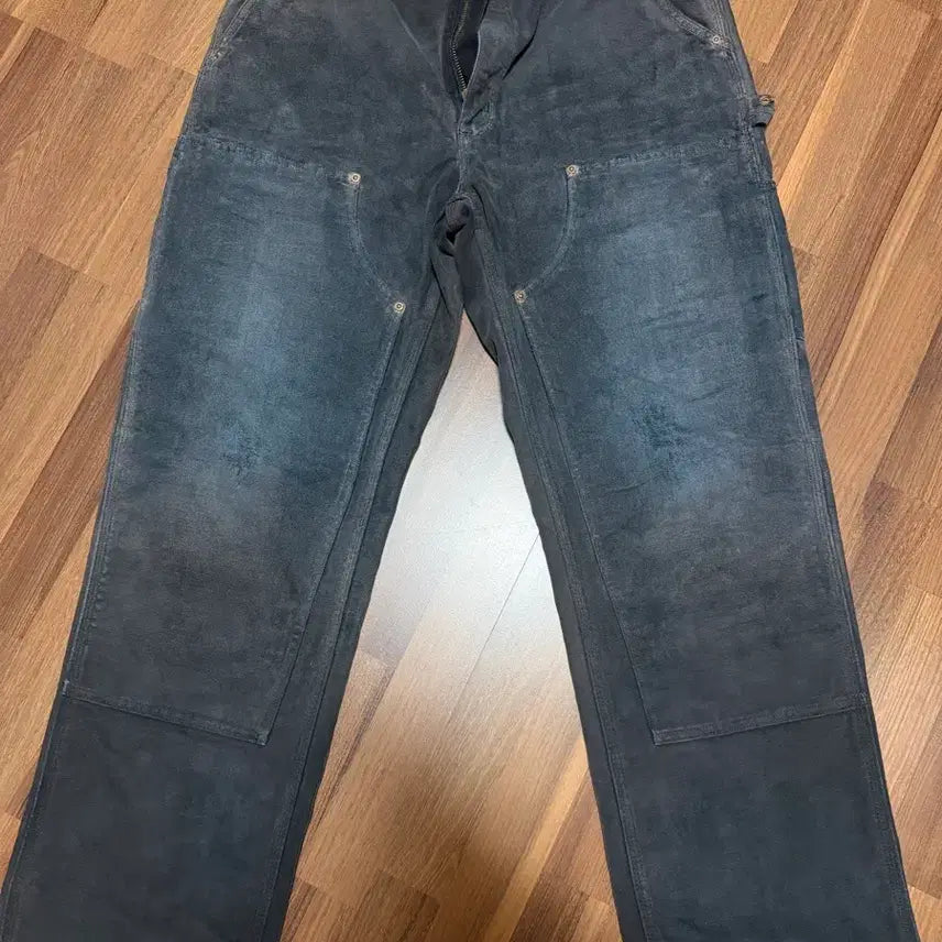 [BUNJANG] Carhartt WIP Double Knee B01 Pants Black 34x32 / 칼하트 더블니 b01 blk 34x32
