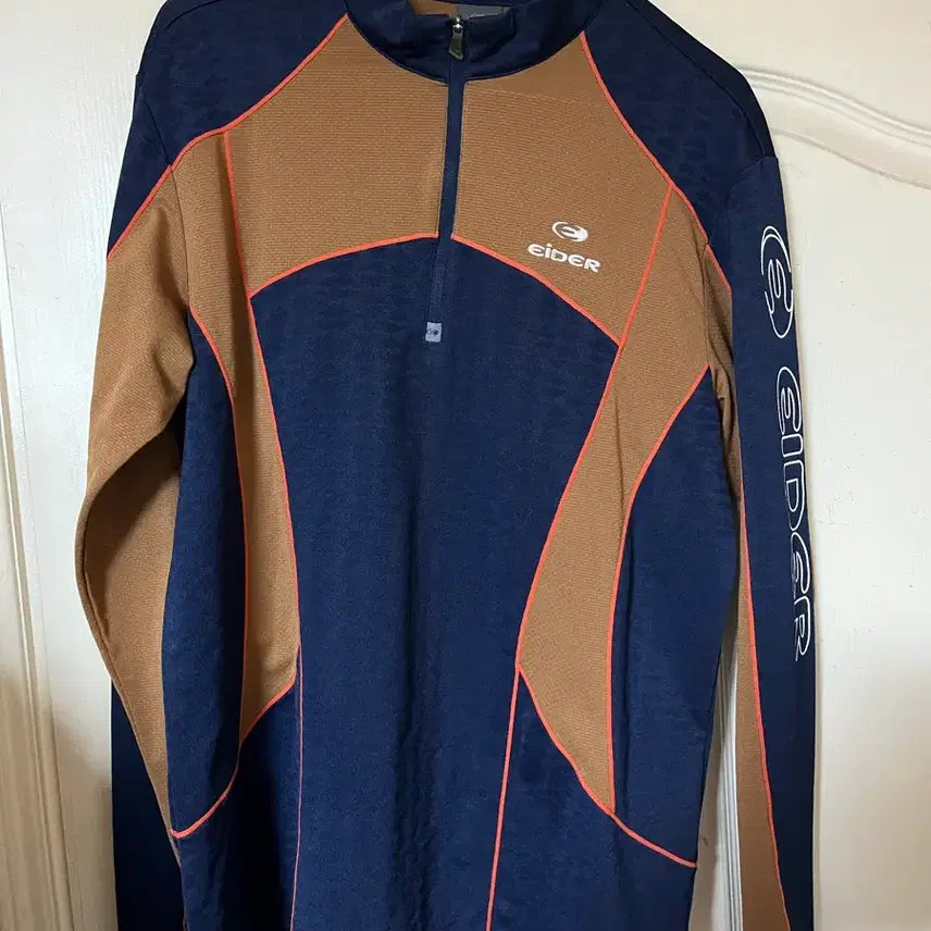[BUNJANG] Eider Men's Color-Block Zip-Up Shirt / 아이더 남성 배색 집업 셔츠