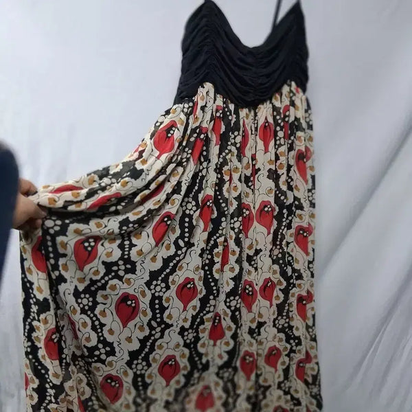 [BUNJANG] Sleeveless Floral Pattern Dress / 플라워패턴 나시 원피스S