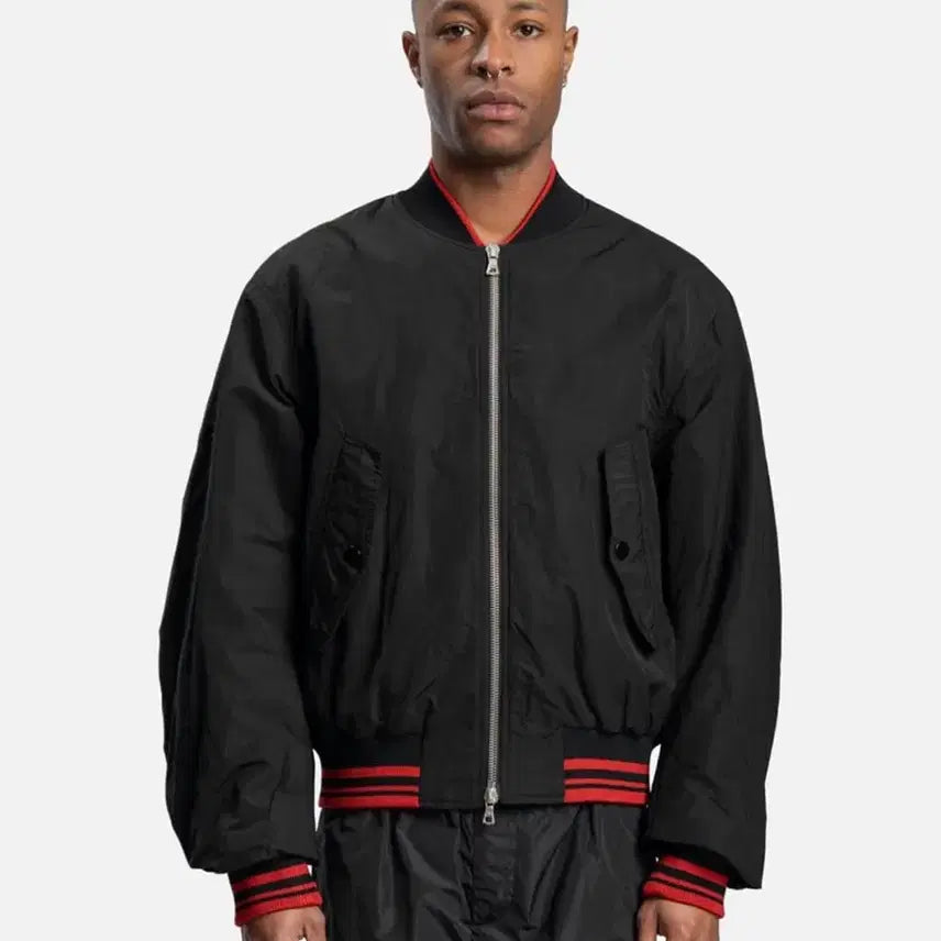 [BUNJANG] Dries Van Noten Back Zip Bomber Jacket (M) / 드리스 반 노튼 백지퍼 봄버(M)