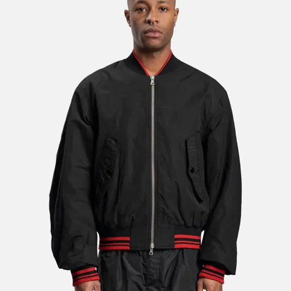 [BUNJANG] Dries Van Noten Back Zip Bomber Jacket (M) / 드리스 반 노튼 백지퍼 봄버(M)