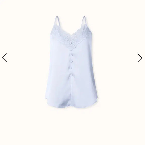 [BUNJANG] Akashihwa Satin Lace Cami & Cardigan Set / 아카시화 새틴 레이스 탑 나시 소라 가디건 세트