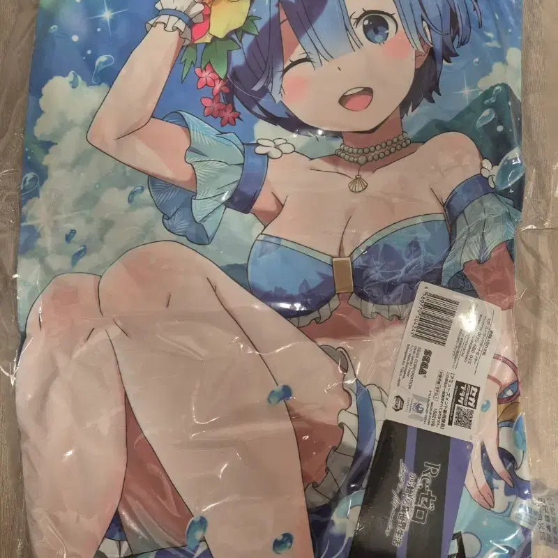[BUNJANG] Re:Zero Rem & Ram Swimsuit Version Cushion / 리제로 렘, 람 쿠션 (리제로스 수영복버전)