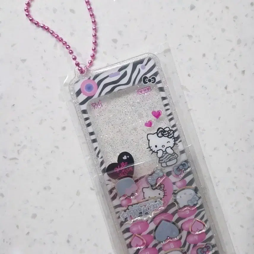 [BUNJANG] Hello Kitty Heisei Kogal Zebra Acrylic Phone Charm / 키티 핸드폰 아크릴 키링 새상품 팝니다!