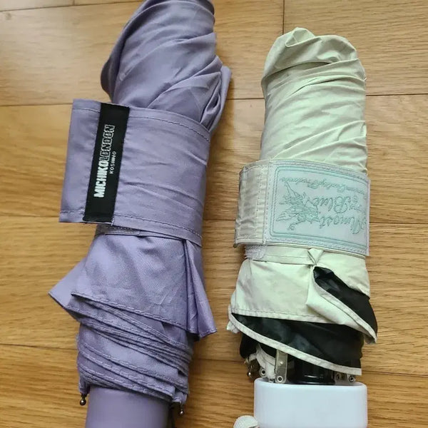 [BUNJANG] Michiko London x Almost Blue Folding Umbrella Bundle Set / 미치코런던/올모스트블루 접이식 양우산 2개일괄