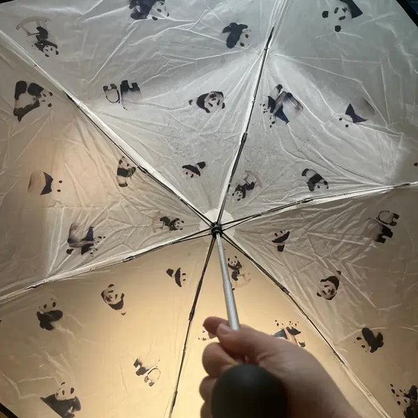 [BUNJANG] Everland Fu Bao Transparent Umbrella / 에버랜드 푸바오투명우산