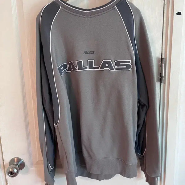 [BUNJANG] Palace Sweatshirt Grey/Blue / 팔라스 스웻셔츠 그레이/블루