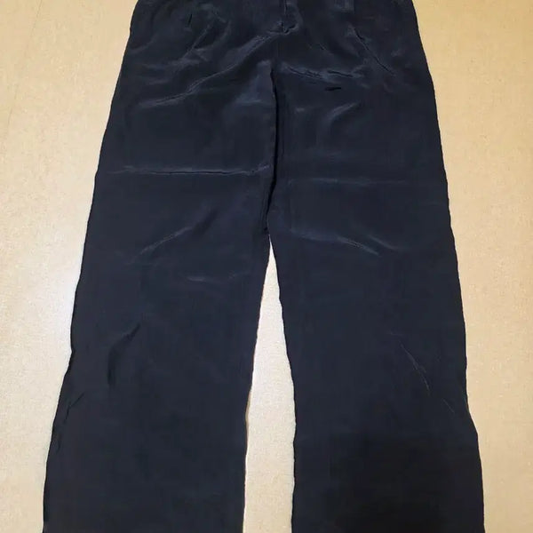 [BUNJANG] TIME One-Tuck Rayon Wide Pants / 타임 원턱 레이온 와이드 팬츠 25
