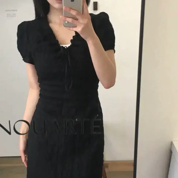 [BUNJANG] Nuarte Florint Wrinkle Dress / 누아르테 플로린트 링클 드레스