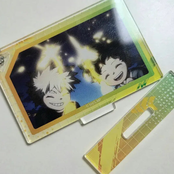 [BUNJANG] Bakugo Midoriya Acrylic Stand Keychain / 바쿠고 미도리야 아크릴 스탠드 키링