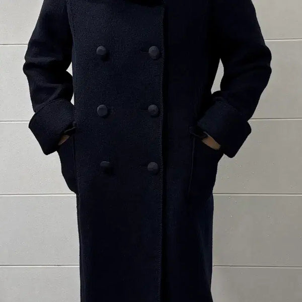 [BUNJANG] Genuine LANVIN Wool Blend Hooded Coat / 정품)랑방 양모코트