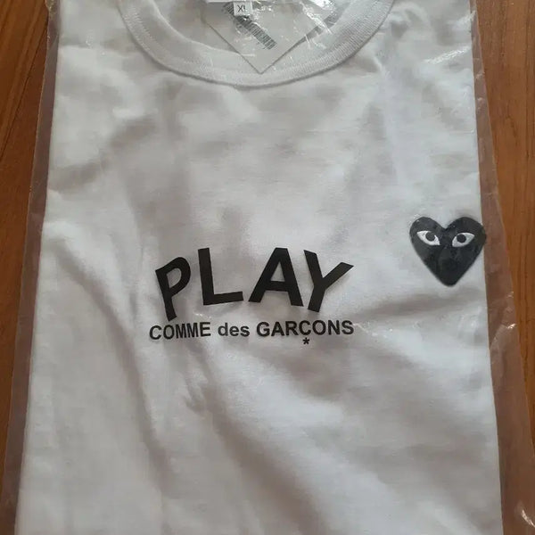 [BUNJANG] Comme des Garçons Play White T-Shirt XL / 꼼데가르송 플레이 반팔티 화이트 XL