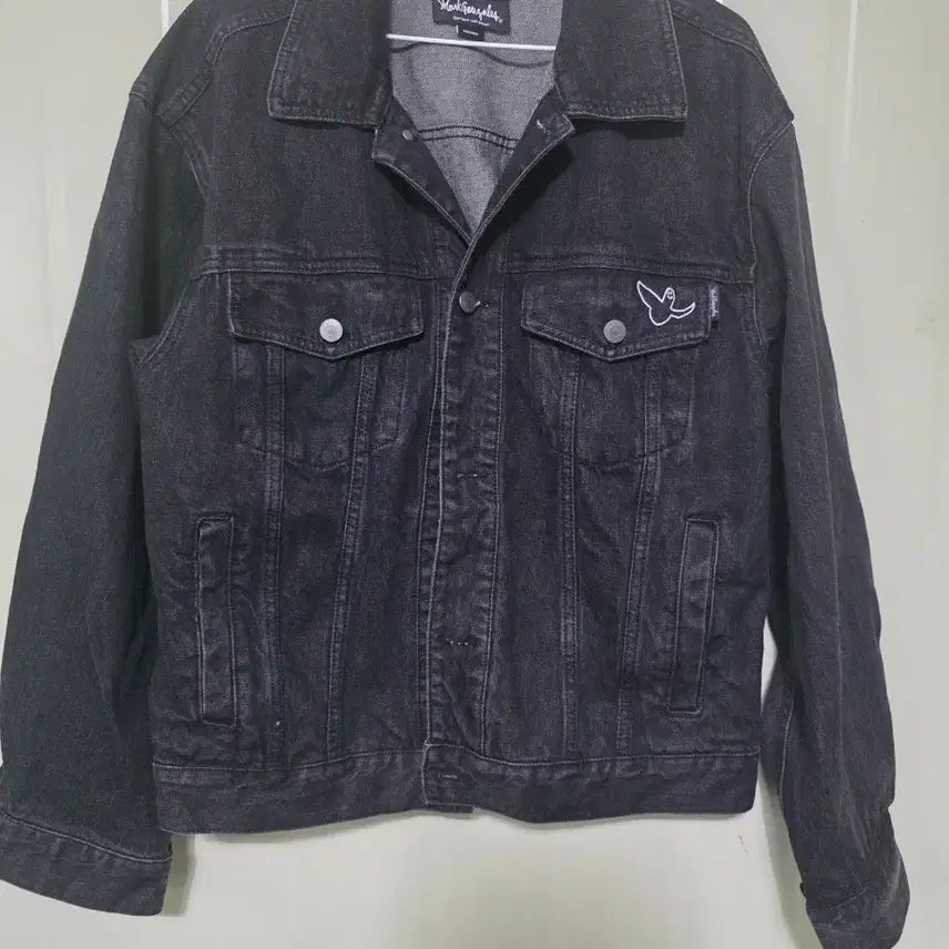 [BUNJANG] Mark Gonzales Black Denim Jacket / 마크곤잘레스 데님 자켓 블랙
