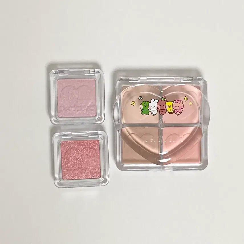 [BUNJANG] Peripera 4-Shade DIY Spring Warm Palette & 2 Single Eyeshadows Bundle Set / 페리페라 4구 diy 봄웜 팔레트 & 싱글섀도우 2개 일괄