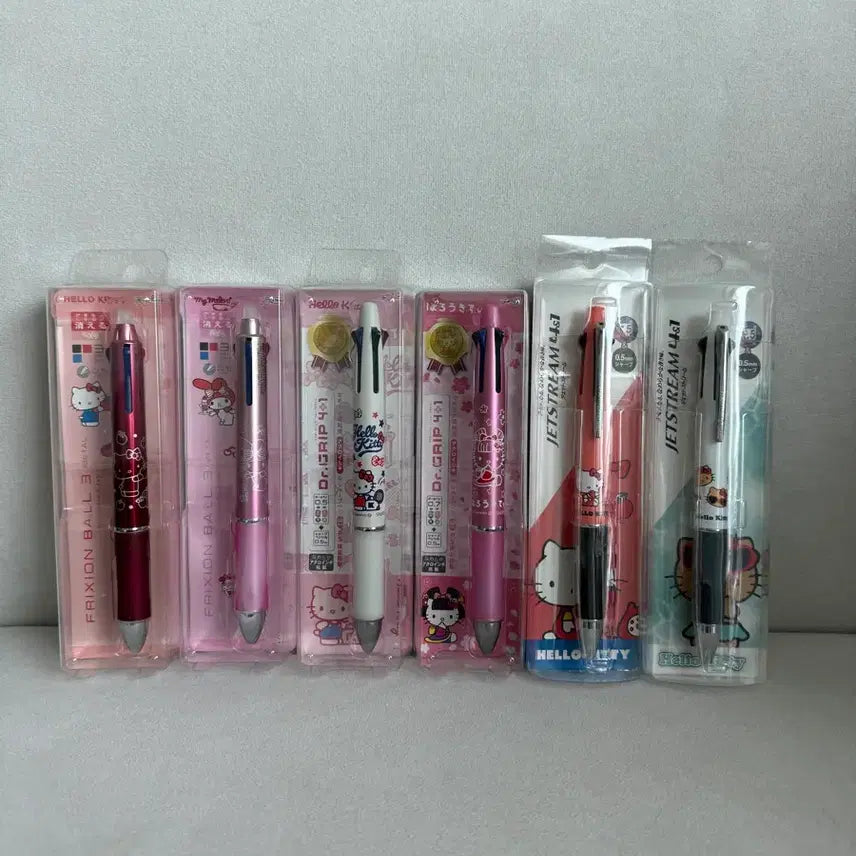 [BUNJANG] Sanrio Dr. Grip Jetstream Friction Sharp Mechanical Pencil / 산리오 닥터그립 제트스트림 프릭션 샤프 볼펜 키티 마멜 헬로키티