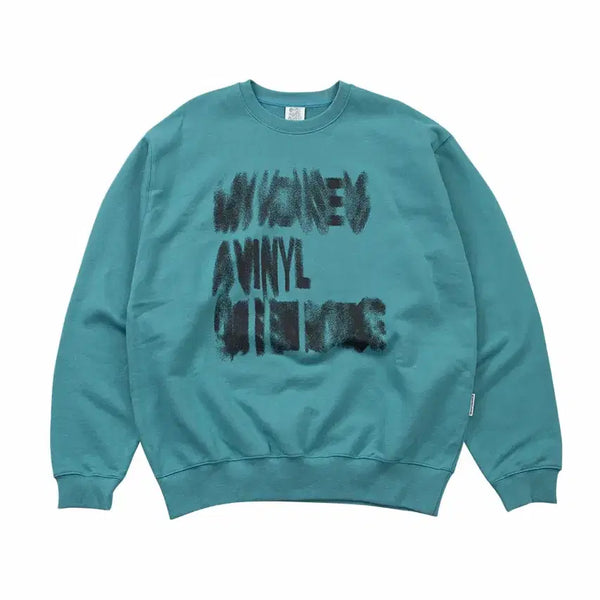 [BUNJANG] The Vinyl House Spread Sweatshirts Mint S / 더바이닐하우스 맨투맨 민트 SPREAD SWEATSHIRTS VH2DFUM446A