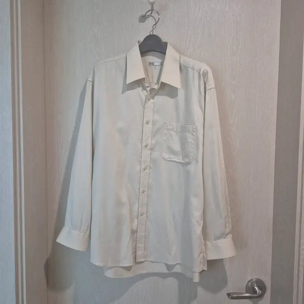 [BUNJANG] Daks Ivory Long Sleeve Shirt Size 105 / Daks 셔츠 아이보리 롱슬리브사이즈105