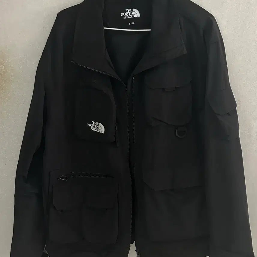 [BUNJANG] The North Face Men's Black Windbreaker Jacket / 노스페이스 남성용 봄/가을 블랙 자켓 바람막이