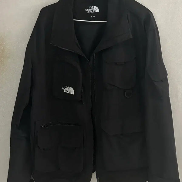[BUNJANG] The North Face Men's Black Windbreaker Jacket / 노스페이스 남성용 봄/가을 블랙 자켓 바람막이