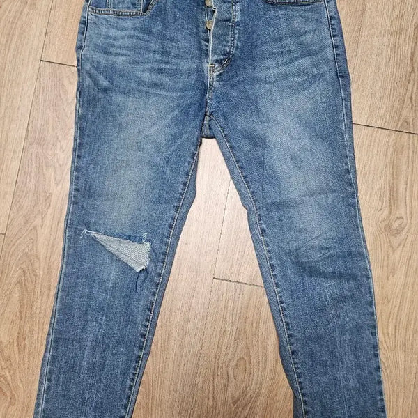 [BUNJANG] Zucaspace Denim Washed Pants Size 46 / 주카스페이스 데님 워싱팬츠 46사이즈