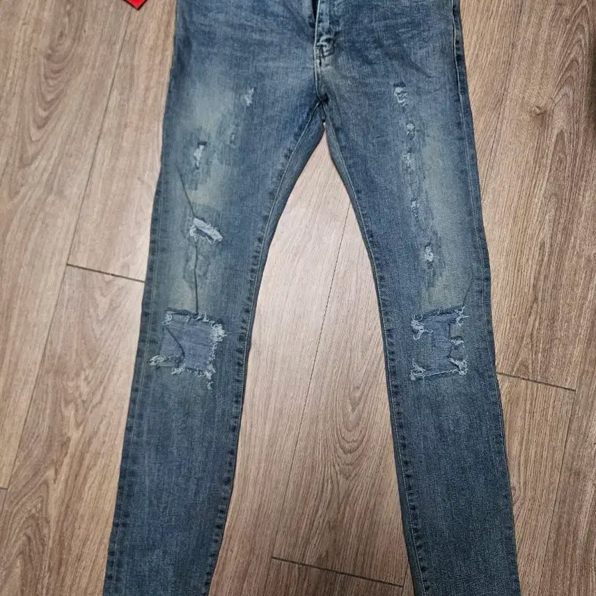 [BUNJANG] SEOLME HOMME Distressed Jeans / SEOLME HOMME 디스트로이드진 데미지 청바지