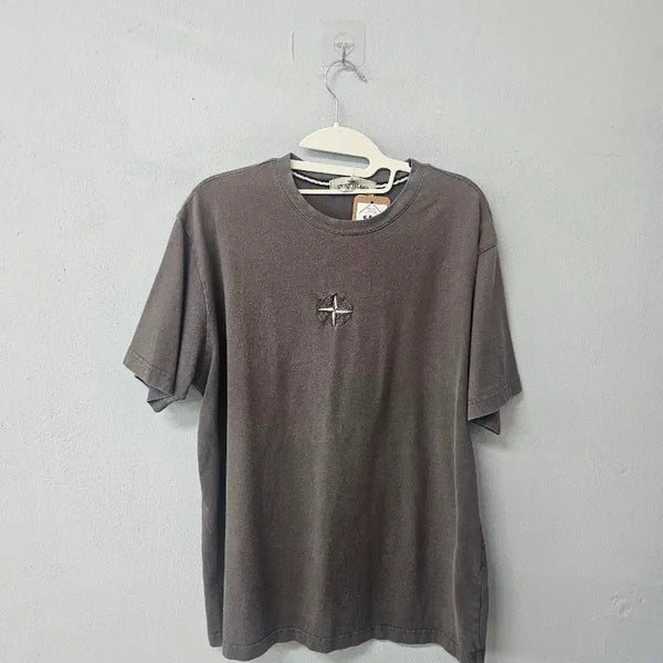 [BUNJANG] Stone Island Short Sleeve T-Shirt Grey / 스톤아일랜드 반팔 티셔츠 그레이