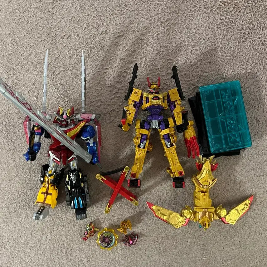 [BUNJANG] Pre-Assembled Don Onitaijin, Horyu Kohsin, & Omikoshi Phoenix Bundle / 가조립 미니프라 돈오니타이진 + 호룡공신 + 오미코시 피닉스 일괄 판매합니다
