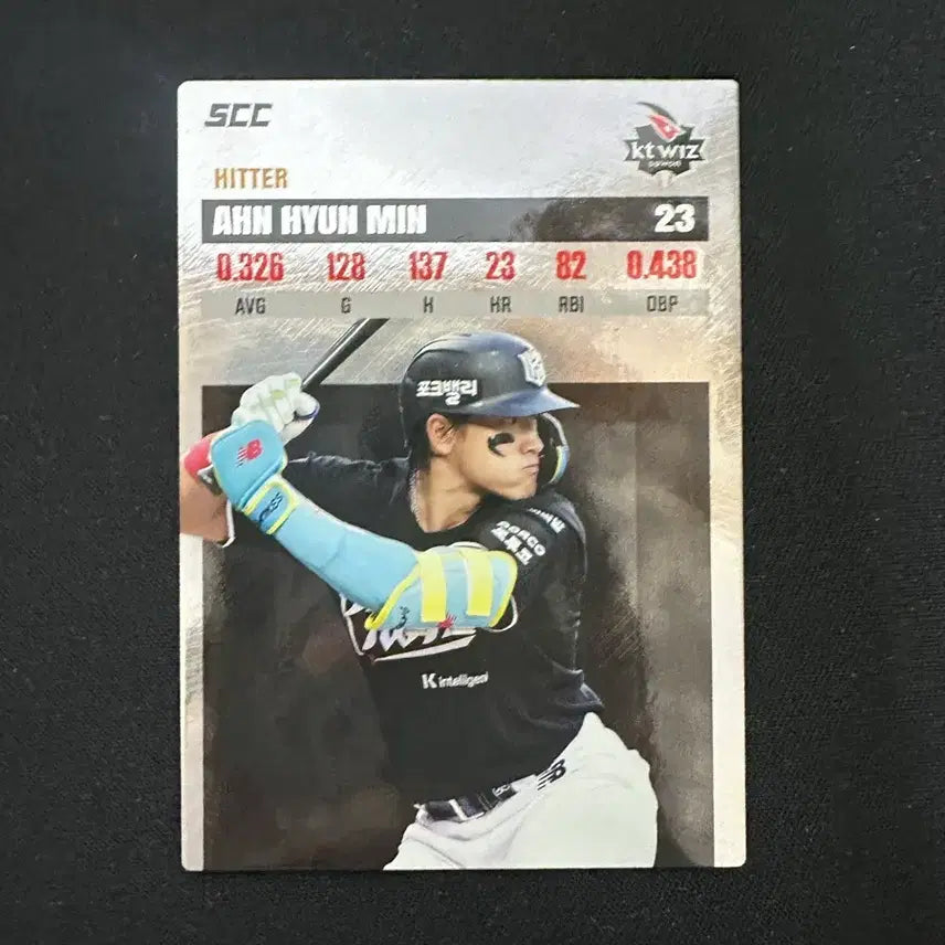 [BUNJANG] KBO Card Plus Ahn Hyun-min Record Card / KBO 카드 플러스 kt 안현민-레코드