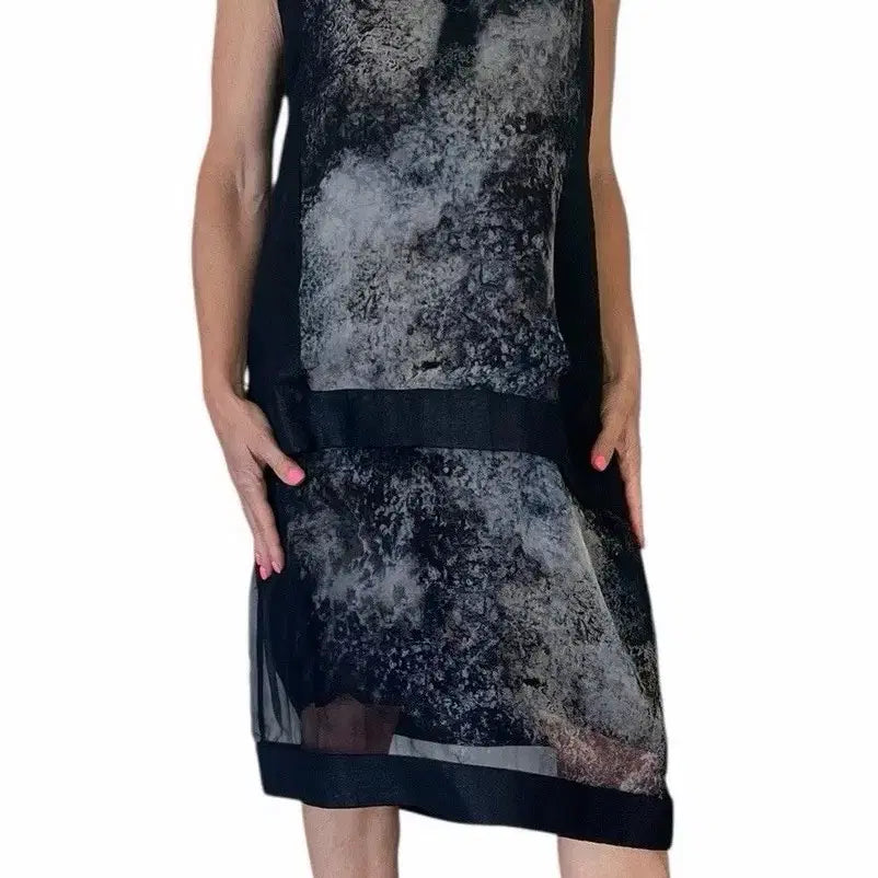 [BUNJANG] HELMUT LANG 100% Silk "Shake It Up" Shift Dress Size 2 / 헬무트랭 실크 100%드레스 쉐이크 잇 업 시프트 원피스 55 정가 80만원대 실착 1회