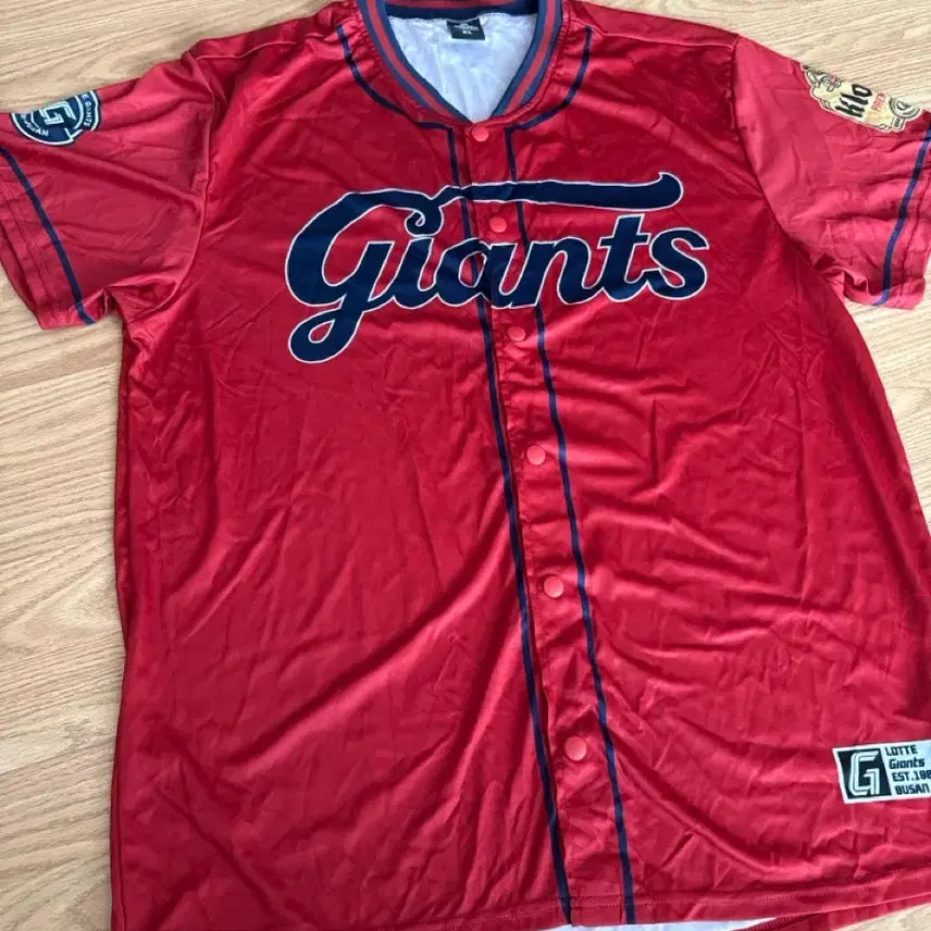 [BUNJANG] Lotte Giants Cloud Red Distribution Uniform XL / 6/28 롯데자이언츠 클라우드 레드 배포 유니폼 XL 오늘만 0.8