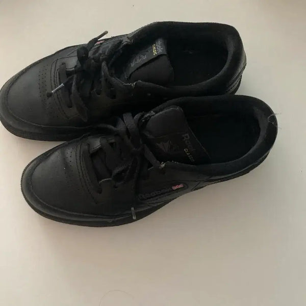 [BUNJANG] Reebok Club C 85 Black Sneakers / 리복 클럽 C 85 블랙 스니커즈 245